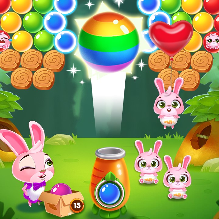 Bubble Shooter Bunny
